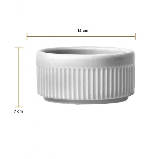 Ramekin 850ml 14cm Em Porcelana Germer